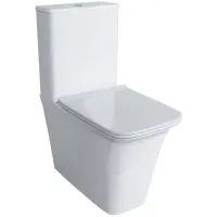 Унитаз-компакт Grossman GR-4468S безободковый, с сиденьем микролифт, белый