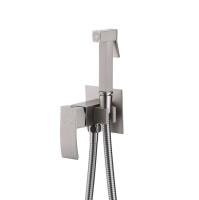 Гигиенический душ Abber Wasserfall AF8625SP со смесителем сатин