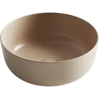 Раковина-чаша Ceramica Nova Element CN6073MC 35,6x35,6 см, накладная, капучино матовый