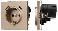 Розетка 2хUSB type A и C без рамки Arlight SCT-TENDO 054089