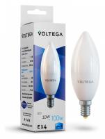 Лампа светодиодная Voltega свеча (Candle) 10Вт E14 10Вт 4000K 7065