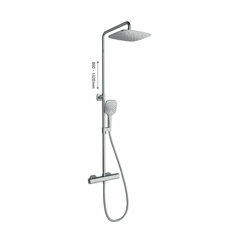 Душевая стойка Ravak 10° Free TD F 091.00/150 X070141 с термостатом