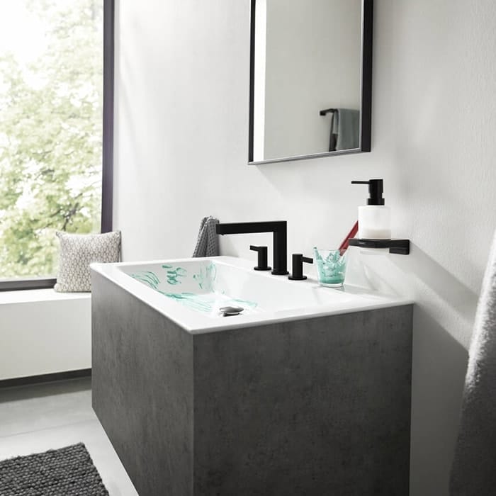 Диспенсер для жидкого мыла hansgrohe AddStoris 41745670 матовый черный