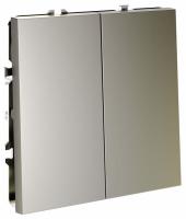 Переключатель перекрестный двухклавишный без рамки Voltum S70 VLS020504