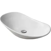 Раковина-чаша CeramaLux 7811MW 60,5x36 см, накладная, белый матовый