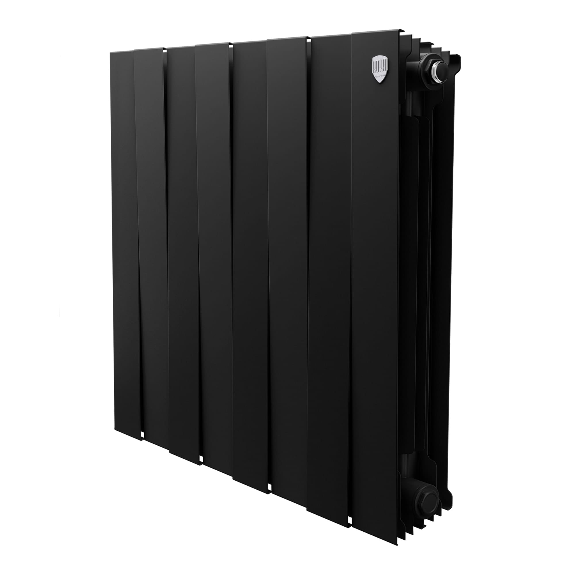 Радиатор биметаллический Royal Thermo PianoForte 500 Чёрный - 8 секц.
