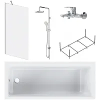 Акриловая ванна 170x70 см Am.Pm Gem W90ASET-170D8