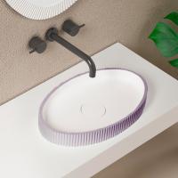 Раковина Abber Stein AS2603Violett фиолетовая