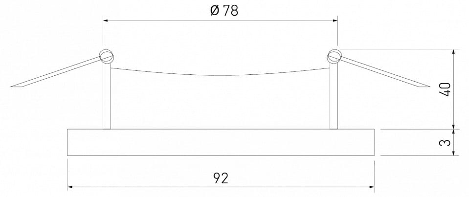 Встраиваемый светильник Elektrostandard 122 MR16 a055671