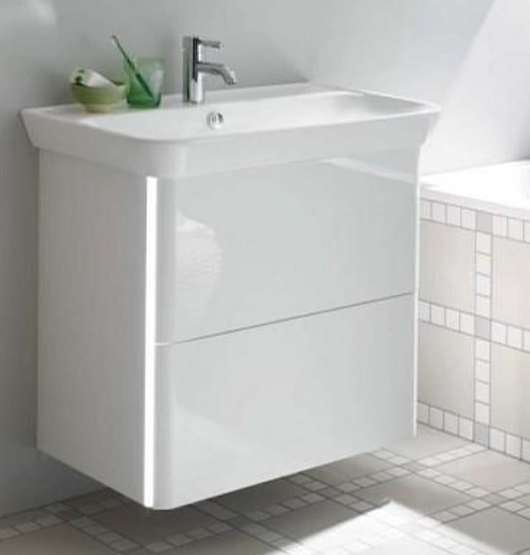 Тумба с раковиной Burgbad Iveo 80 SFEY080F2833G0169C0001*1 белый глянцевый