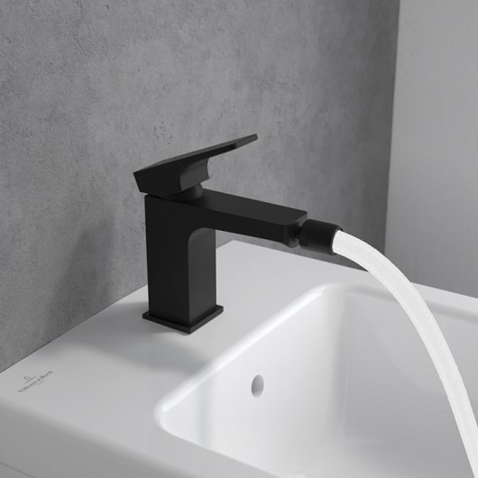 Смеситель для биде Villeroy&Boch Architectura Square TVB125001000K5 черный матовый
