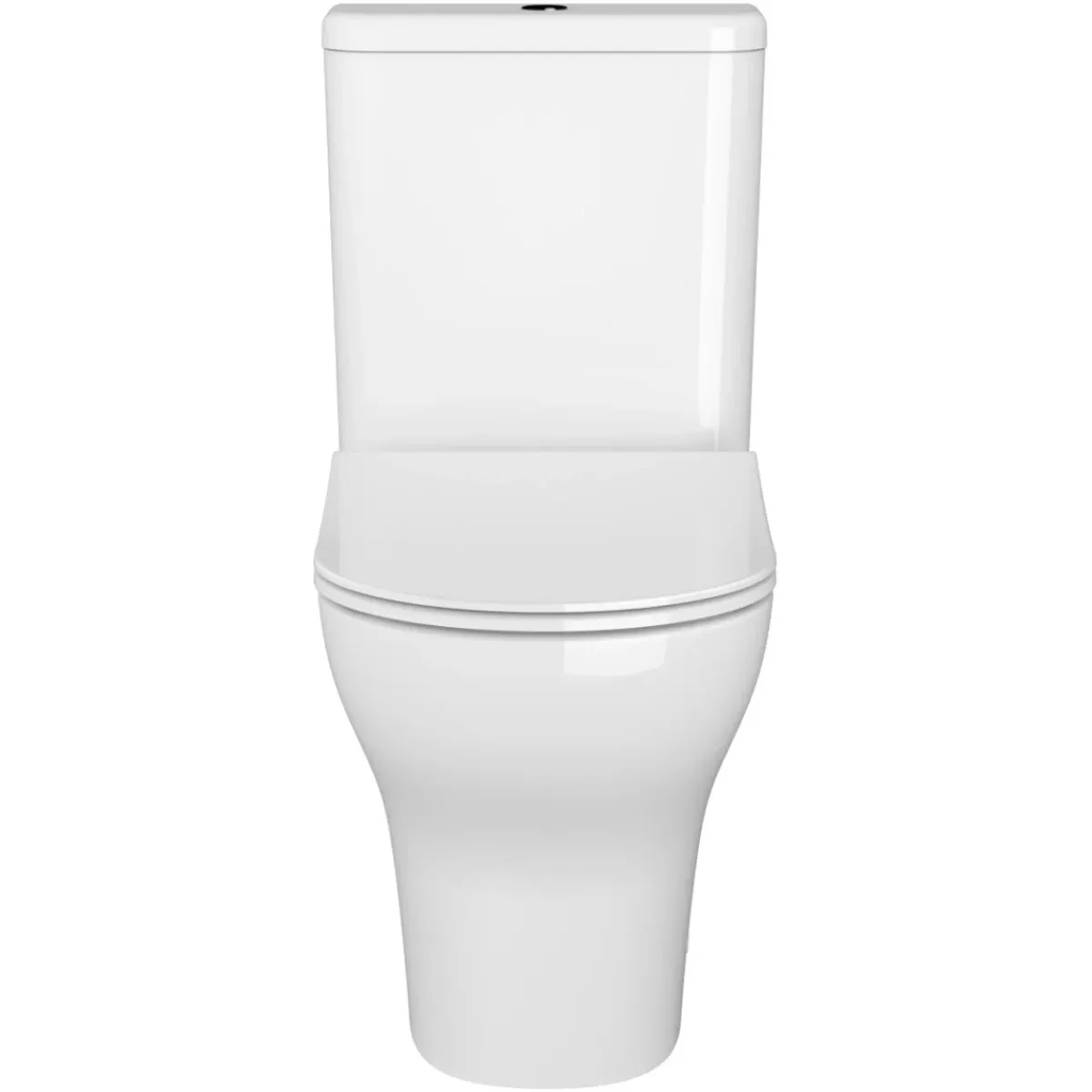 Унитаз-компакт VitrA Zentrum 9824B003-7219 безободковый, с сиденьем микролифт, белый