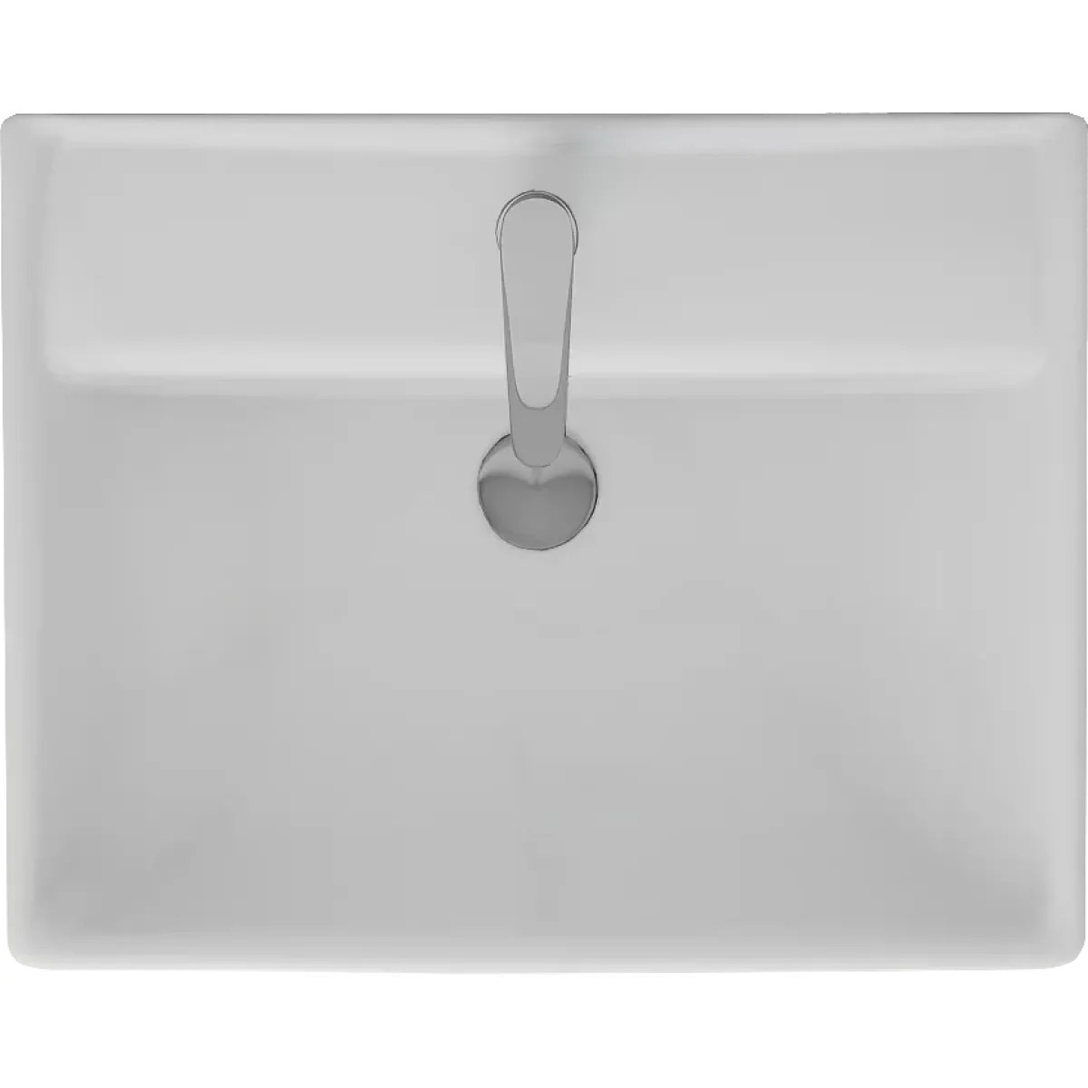 Раковина Misty Q 191638 60,5x47,6 см, накладная, подвесная, белый