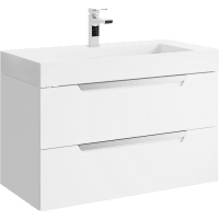 Тумба под раковину 90 Aqwella Cube CUB0109W