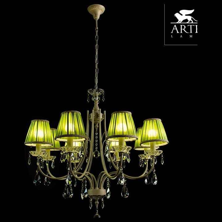 Подвесная люстра Arte Lamp Veil A3082LM-8WG
