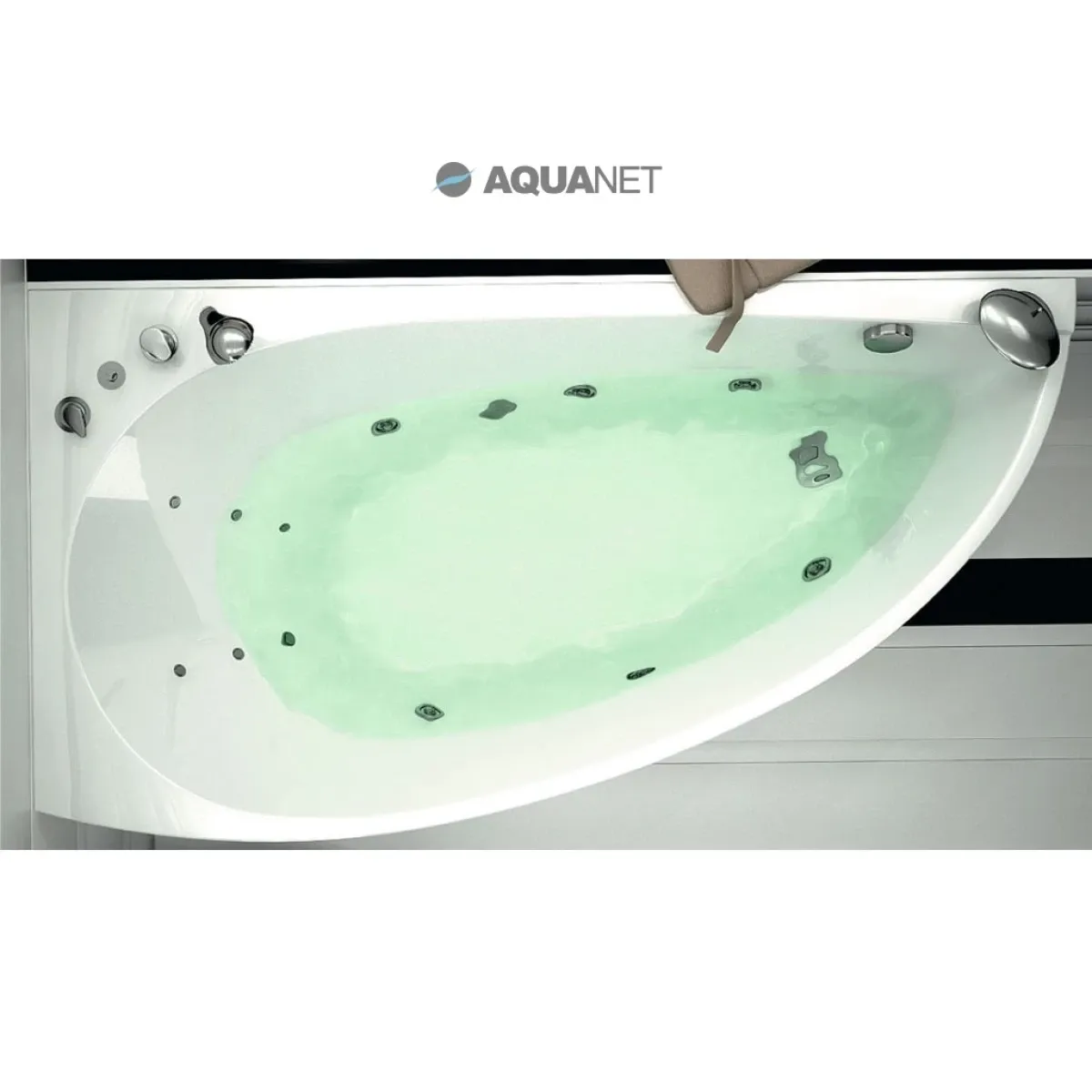 Акриловая ванна 168,5x89,5 см левая Aquanet Augusta 00205463
