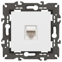 Розетка Ethernet RJ-45 без рамки Эра Эра Elegance 14-3107-01М