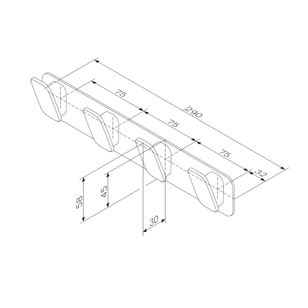 Набор крючков для полотенец AM.PM Inspire 2.0 A50A35922