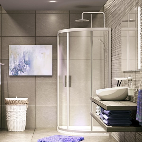 Душевой уголок WasserKRAFT Lippe 45S01 90x90 профиль хром стекло прозрачное