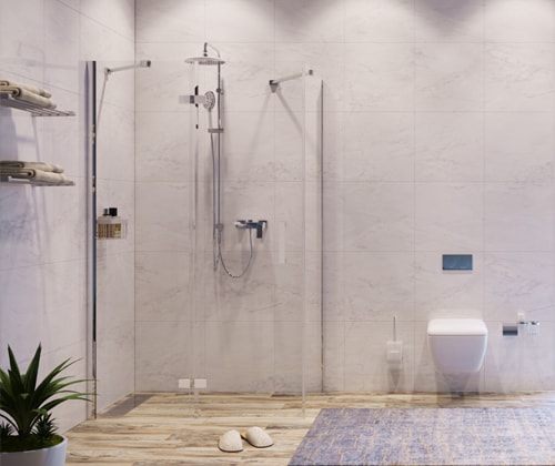 Душевой уголок WasserKRAFT Aller 10H10LBLACK MATT