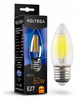 Лампа светодиодная Voltega свеча (Candle) E27 6Вт E27 6Вт 2800K 7046