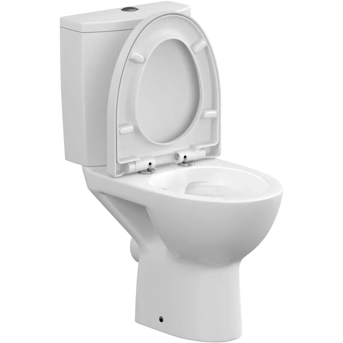 Унитаз-компакт Cersanit Parva KO-PA011-3/6-COn-DL безободковый, с сиденьем микролифт, белый