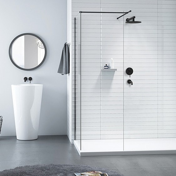 Верхний душ Paini 50YO759TT25 круглый чёрный