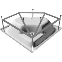 Каркас для ванны 140x140 см Vayer GL000013026