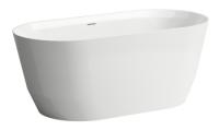 Свободностоящая ванна овальная Laufen Pro 2.4395.2.000.000.1 слив click-clack, белая