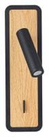 Бра Arte Lamp Wood A1990AP-3BK