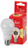 Лампа светодиодная Эра  E27 14Вт 2700K ECO LED A60-14W-827-E27 R