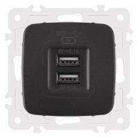 Розетка USB без рамки Arte Milano am-205 205.46-1.black