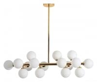 Люстра на штанге LUMINA DECO Marsiada LDP 6033-16 GD