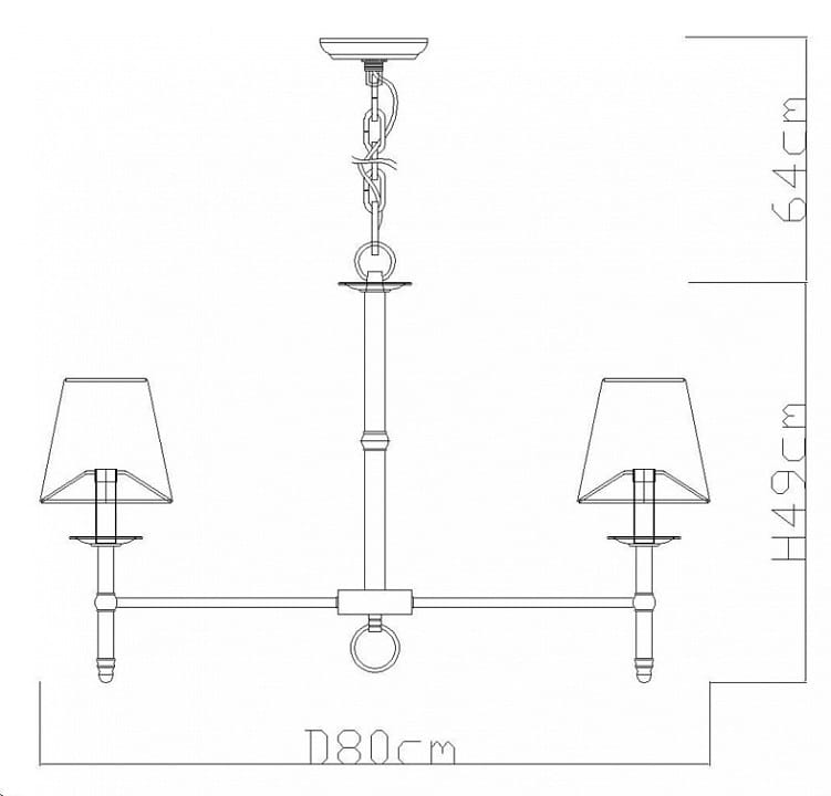 Подвесная люстра Divinare Candela 1162/01 LM-8