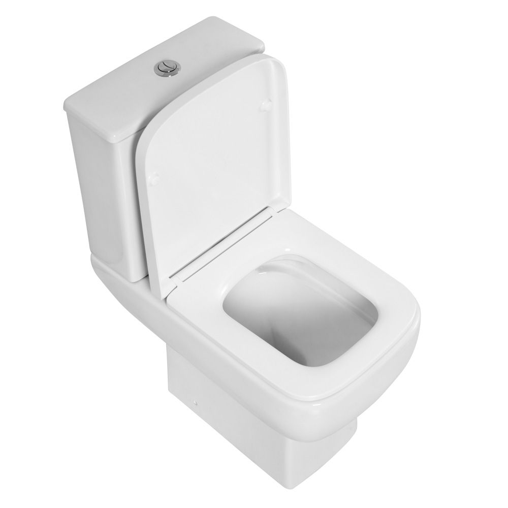 Унитаз-компакт безободковый с сиденьем BelBagno AURORA BB8604CPR/SC