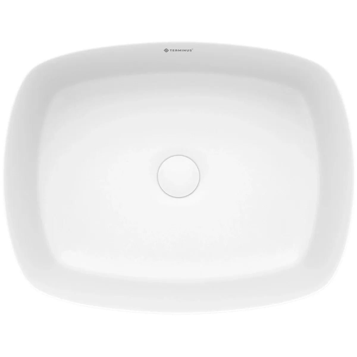 Раковина-чаша Terminus Ното 04RN50x37x13W 50,5x37,5 см, накладная, белый