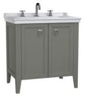 Тумба с раковиной Vitra Valarte 74.5 62154 матовый серый