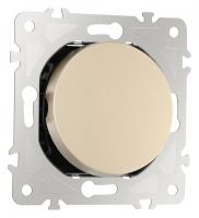 Выключатель проходной одноклавишный с подсветкой без рамки Arte Milano 202 202.32-1.shampan