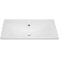 Раковина Misty Abby RCW-140380WH 81x46,5 см, накладная, белый