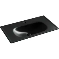 Раковина Ceramica Nova Sabo CN13002MB 80x46 см, накладная, черный матовый