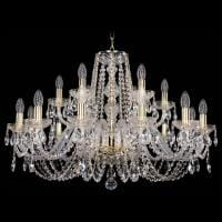 Подвесная люстра Bohemia Ivele Crystal 1402 1402/12+6/300/G