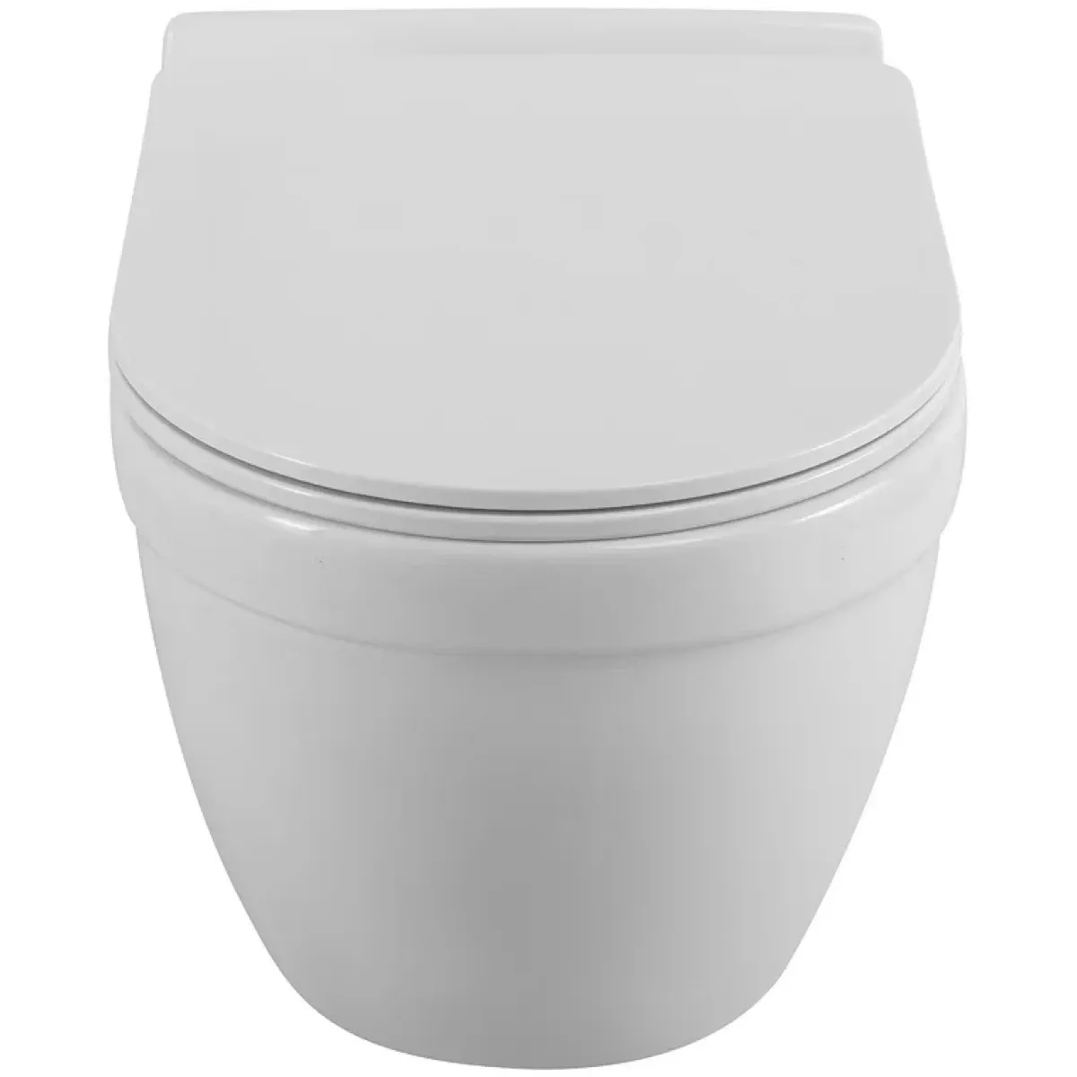 Унитаз подвесной BelBagno Senso BB017CH-TOR/SC безободковый, торнадо, с сиденьем микролифт, белый