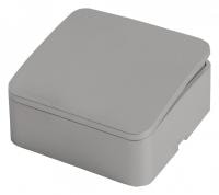 Выключатель двухклавишный с подсветкой Stekker София 49295