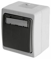 Выключатель одноклавишный Stekker Велена 49723