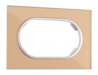 Рамка для двойной розетки Arte Milano am-502.01 502.01-double.shampan