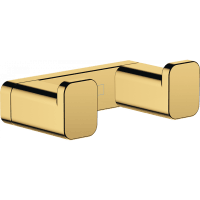 Двойной крючок hansgrohe AddStoris 41755990 полированное золото