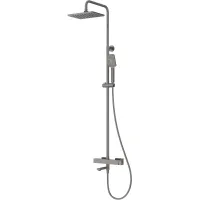 Душевая система Cezares Slider SLIDER-CVD-GM 267x193 см, со смесителем, оружейная сталь матовый