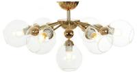 Люстра на штанге LUMINA DECO Devoli LDC 8040-7 F.GD+PR