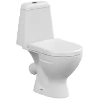 Унитаз-компакт Cersanit Star A63423 косой выпуск, с сиденьем микролифт, белый