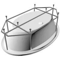 Каркас для ванны 180x120 Vayer Opal GL000007023